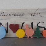 Panneau bienvenue
A personnaliser avec des motifs